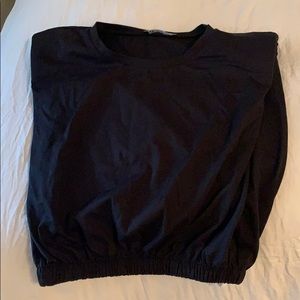 Zara shoulder pad top